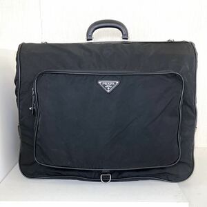 PRADA プラダ ナイロン ガーメントバッグ スーツケース きれい 美品 黒 BLACK 高級 ブランド 有名 おすすめ 大人気 ヴィンテージ レア