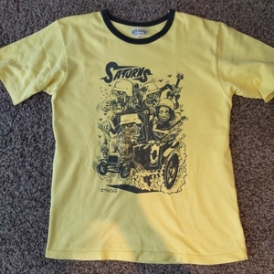 RAT LAND★SATURNS 半袖Tシャツ★SKetch★Hot Rod★エドロス★ラットフィンク