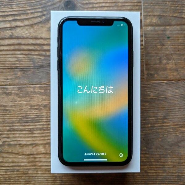 【キズ有】iPhone XR 64GB ブラック SIMロック解除