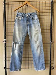 USA製【Levi’s/リーバイス】501 90s Vintage Denim Pants Jeans 90年代 ヴィンテージ ボタン裏刻印520 アメリカ製 デニムパンツ ジーンズ