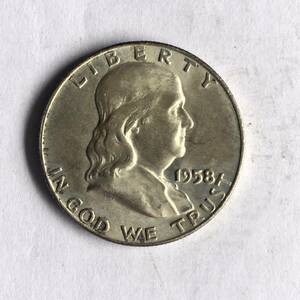 アメリカ50セント銀貨 1962年 no.17