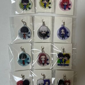 ブルーロック トレーディング ちあふれ アクリルキーチェーン 全12種 コンプリート コンプ ブルロ BLUELOCK 未使用