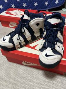 AIR MORE UPTEMPO "OLYMPIC"（2020） 414962-104 （ホワイト/ミッドナイトネイビー/メタリックゴールド/スポーツレッド）