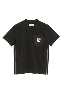 sacai Carhartt WIP T-Shirt サカイ カーハート コラボ Tシャツ サイズ1 ブラック 新品未使用品 