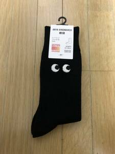 UNIQLO ANYA HINDMARCH Uniqlo aniya collaboration heat Tec socks black 23-25 new goods 