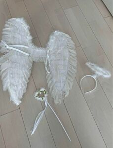 結婚式 天使 コスプレ 3点セット