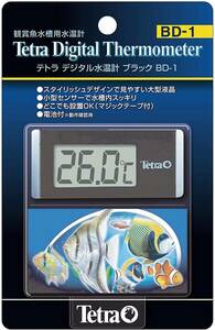 テトラ デジタル水温計 ブラック BD-1　×　10個セット