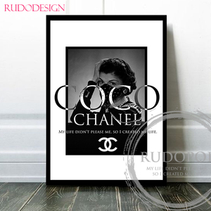 A2 size frame ending [ here * Chanel brand oma-ju art poster CHANEL]#2