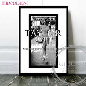 A2 size frame ending [ Taylor *swifto brand oma-ju art poster Christian Louboutin ]