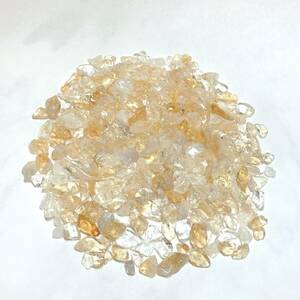 【チップ】シトリン＊黄水晶 ＊100g＊天然石チップ＊インテリア＊浄化＊Citrine