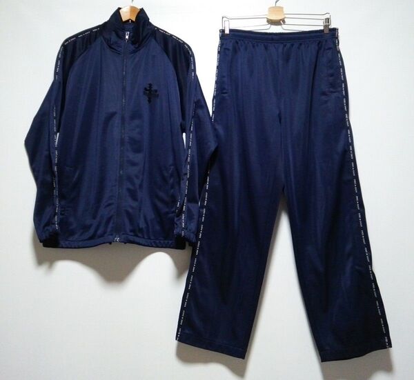 LA-FIORI ラフィオリ 秋冬春 ジャージ上下セットアップ トラックスーツ トラックジャケット トラックパンツ メンズL