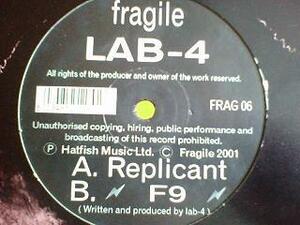  trance Lab-4 / Replicant 12 дюймовый..