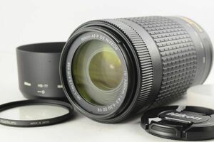 ★新品級★Nikon ニコン AF-P DX NIKKOR 70-300mm f/4.5-6.3 G ED VR 使用感のほとんどない外観！クリアーな光学!動作品！0558