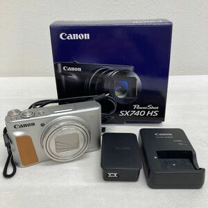 〇【6915】Canon Power shot SX740 HS キャノン パワーショット コンパクト デジタルカメラ バッテリー 充電器付