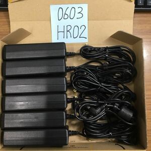 (0603HR02) free shipping / used /NEC/ADP64(PC-VP-WP36/ADP-60NH)/19V/3.16A/ original AC adapter 6 piece set 