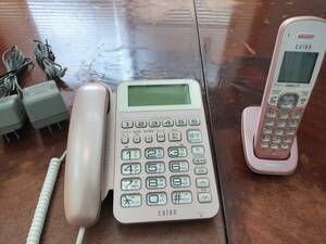 コードレス子機1台付き。Uniden製デジタルコードレス留守番電話機DECT2588。動作品