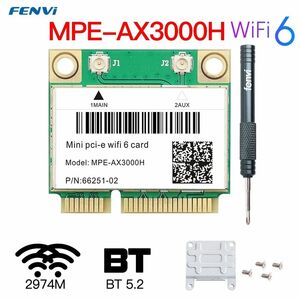 MPE-AX3000H WiFi 6 デュアルバンド 802.11ax ミニ PCI-E 無線LANカード BT5.2
