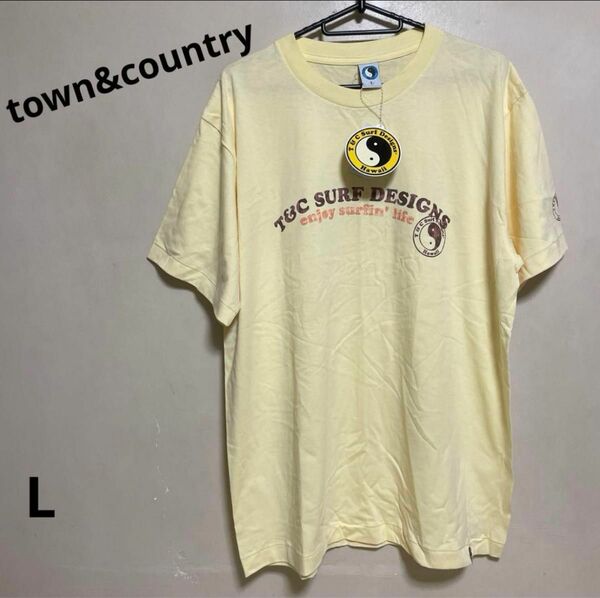 town&country タウカン Tシャツ メンズ Lサイズ 未使用