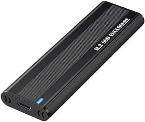 Amtake M.2 SSD 外付けケース M.2 SSD ケース NVME SATA 両対応 USB3.2 Gen2接続 アルミ
