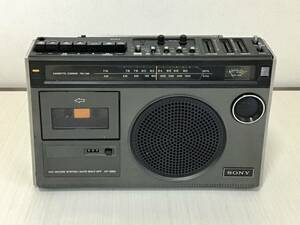 【ジャンク】SONY CF-1980 カセット再生OK 欠品・破損あり 修理ベースや修理ドナーに！