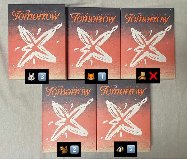 【開封済】【メンバー選択可能】tomorrow txt light 1冊