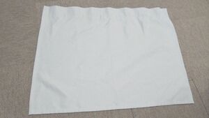 【無印良品】遮光2級・ノンプリーツカーテン・アイボリー・幅105×丈80cm弱