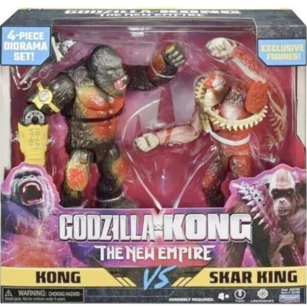 ゴジラ x コング フィギュア 2パック コング VS スカー・キング