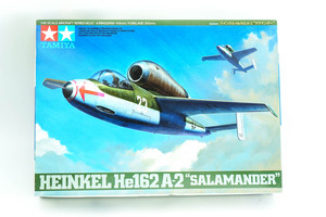 タミヤ　1/48 He162 A-2 サラマンダー　内袋未開封未組立　プラモデル