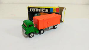  Tomica saec полуприцеп HE panel van orange сделано в Японии чёрный коробка 