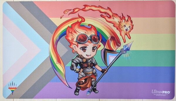 【未使用】チャンドラとエンバーキャット Pride 2024 プレイマット