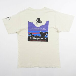 RIDINGMANIA Tシャツ Size S #19862 送料360円 patagonia パタゴニア アメカジ イベントTee