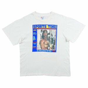 SPORTS TIME MAGAZINE Tシャツ Size L #19869 送料360円 オールド Tee アメカジ カジュアル 古着