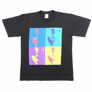 90's L vi skos терроризм футболка черный size L #19905 стоимость доставки 360 иен ELVIS COSTELLO музыкант блокировка Old Vintage 