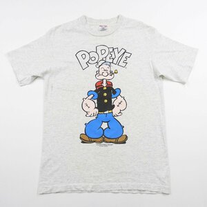 90's ポパイ 半袖 プリント Tシャツ アメリカ製 size L #19936 送料360円 アメカジ オールド ヴィンテージ 90s SOFTee USA 米国製