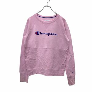 Champion プリントスウェット トレーナー XSサイズ チャンピオン ピンク 古着卸 アメリカ仕入 t2406-3186