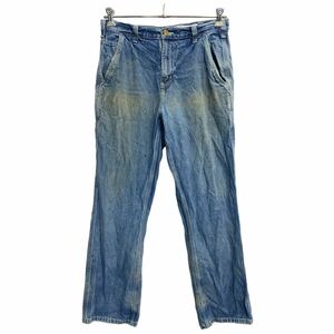 Carhartt デニム ワークパンツ W32 カーハート ブルー コットン メキシコ製 古着卸 アメリカ仕入 2406-45