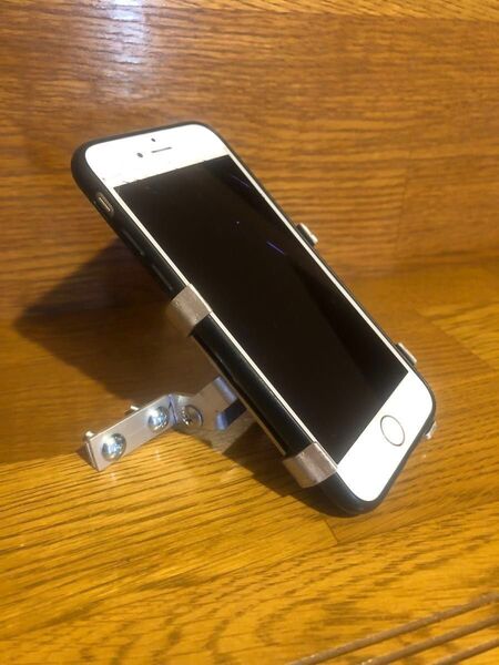 アルミ製 バイク用スマホホルダー iPhone専用 中古試作品 シグナスX Uber