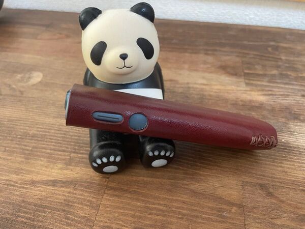 レザークラフト バンドメイド 本革 手縫い アイコス イルマワンケース 染色(ボルドー)