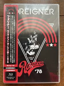 FOREIGNER [ Live * at * The * Rainbow 1978] BD+CD 2019 Ward GQXS 90374-5 unopened 