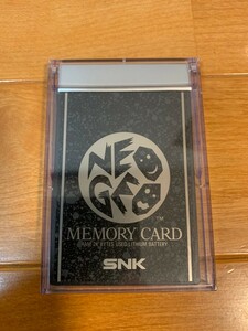 ネオジオ　SNK　 メモリーカード　NEOGEO　MEMORY CARD