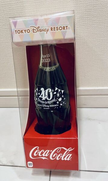 【未開封】展示用 東京 ディズニー 40周年 記念ボトル コカコーラ