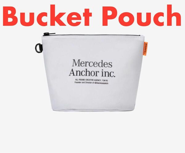 Mercedes Anchor Inc Bucket Pouch 白 White アンカー ポーチ 