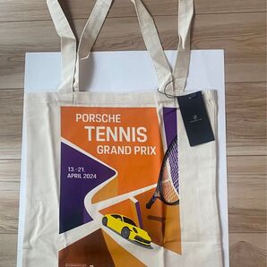 ポルシェミュージアム限定品 トートバッグ 限定品 テニスグランプリ ポルシェ 通学 通勤
