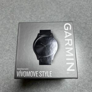 美品Garmin(ガーミン) vivomove Style スマートウォッチ　別売りステンレスベルト付き
