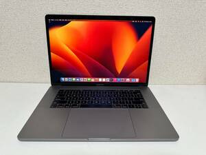 0601-78 １円スタート MacBook Pro 2017 15-inch A1707 CPU-i7 2.8GHz USキーボード スペースグレイ