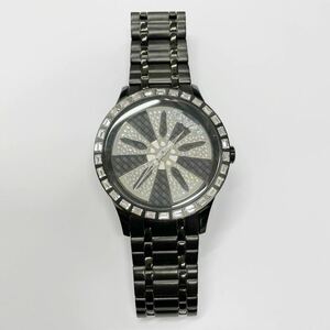 DAD ギャルソン タイヤ アルミホイール モチーフ 腕時計 未使用品 クォーツ DD2304 Q8391 ブラック シルバー 