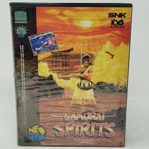 【箱説付】SNK ネオジオ ROM カセット サムライスピリッツ ゲーム ソフト / NEO-GEO SAMURAI SPIRITS