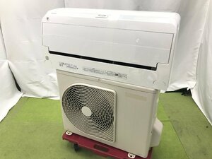 美品♪TOSHIBA 東芝 エアコン おもに6畳用 6畳～9畳 2.2kW 空気清浄 人サーチセンサー 室温ウォッチ RAS-F221E7R 2019年製 d05184N