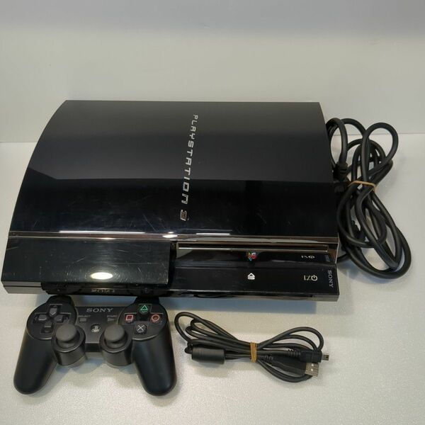 PS3 CECHA00 60GB 本体 PS2動作品 初期型 SONY ブラック