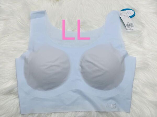 トリンプ ベーシックタイプ スロギーG016 カップ付きハーフトップLL ブルー